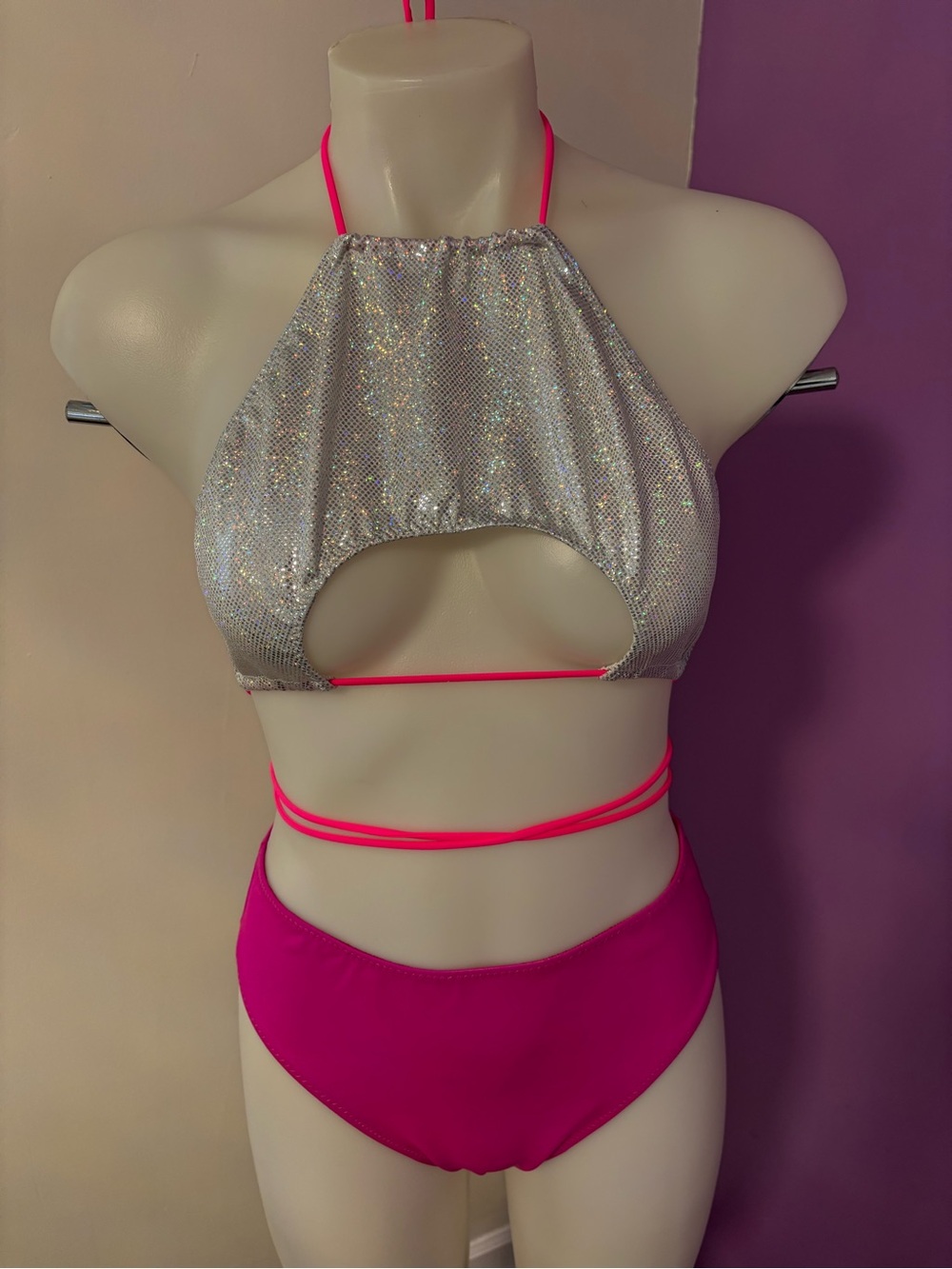 2 Piece Rave Outfit Size Medium - Brand New